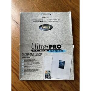 Ultra‎ Pro Silver Series 9-Pocket CCG 80 x Pages Card Holder - Baseball Pokemon